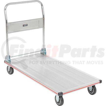 241579 by GLOBAL INDUSTRIAL - Global Industrial&#8482; Folding Aluminum Platform Truck 48 x 24 600 Lb. Capacity