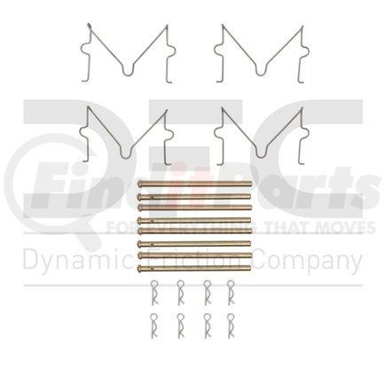 340-69000 by DYNAMIC FRICTION COMPANY - Disc Brake Hardware Kit