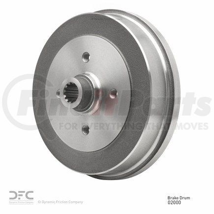 365-02000 by DYNAMIC FRICTION COMPANY - True Balanced Brake Drum