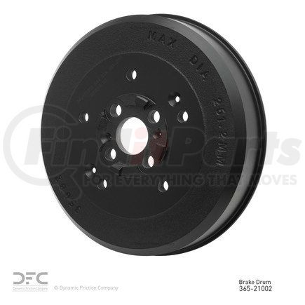 365-21002 by DYNAMIC FRICTION COMPANY - True Balanced Brake Drum