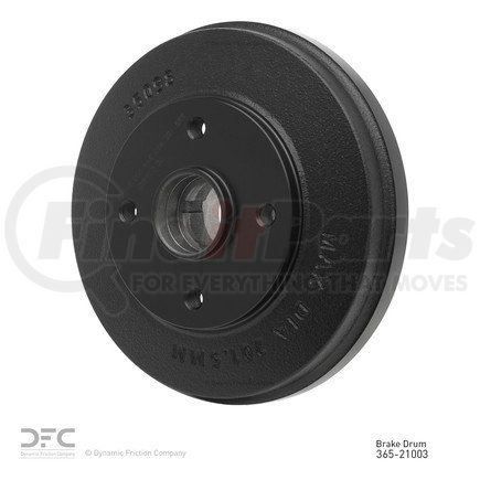 365-21003 by DYNAMIC FRICTION COMPANY - True Balanced Brake Drum