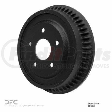 365-40043 by DYNAMIC FRICTION COMPANY - True Balanced Brake Drum