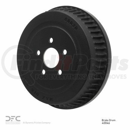 365-40046 by DYNAMIC FRICTION COMPANY - True Balanced Brake Drum