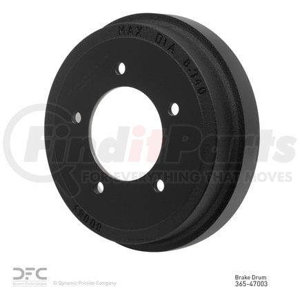 365-47003 by DYNAMIC FRICTION COMPANY - True Balanced Brake Drum