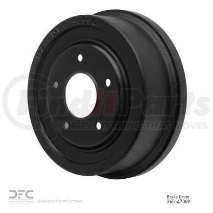 365-47009 by DYNAMIC FRICTION COMPANY - True Balanced Brake Drum