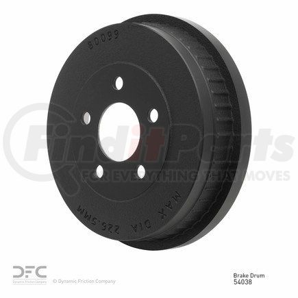 365-54038 by DYNAMIC FRICTION COMPANY - True Balanced Brake Drum