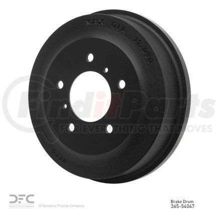 365-54047 by DYNAMIC FRICTION COMPANY - True Balanced Brake Drum