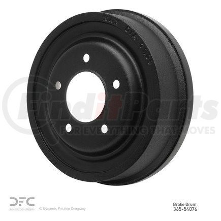 365-54076 by DYNAMIC FRICTION COMPANY - True Balanced Brake Drum