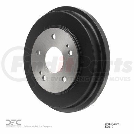 365-59012 by DYNAMIC FRICTION COMPANY - True Balanced Brake Drum