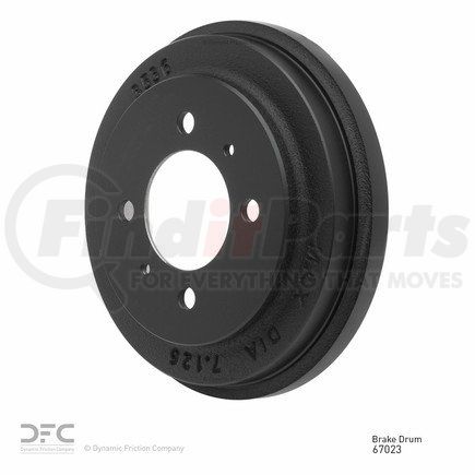 365-67023 by DYNAMIC FRICTION COMPANY - True Balanced Brake Drum