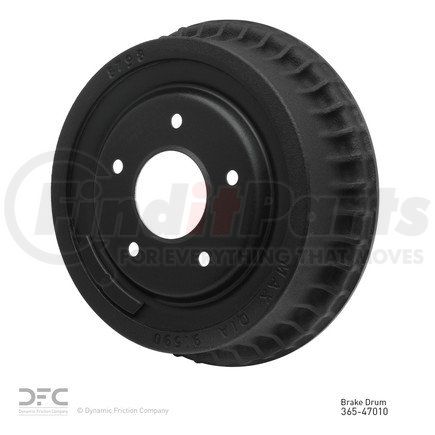 365-47010 by DYNAMIC FRICTION COMPANY - True Balanced Brake Drum