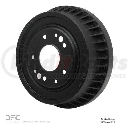 365-47011 by DYNAMIC FRICTION COMPANY - True Balanced Brake Drum