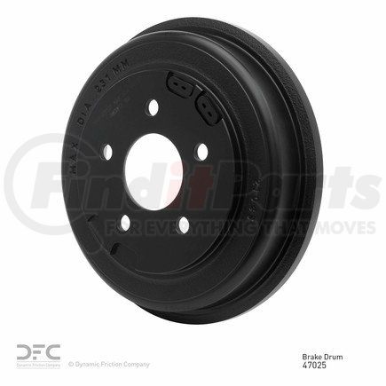 365-47025 by DYNAMIC FRICTION COMPANY - True Balanced Brake Drum