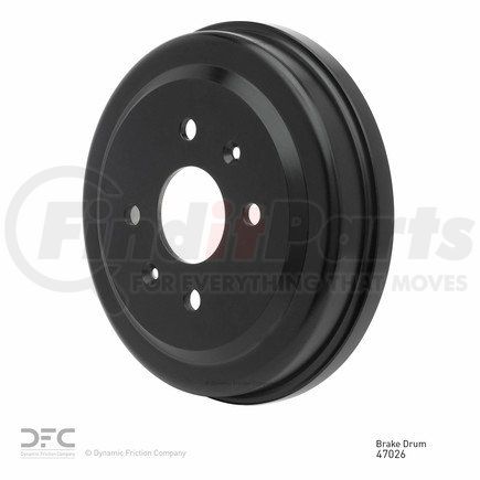 365-47026 by DYNAMIC FRICTION COMPANY - True Balanced Brake Drum