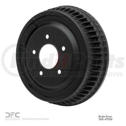 365-47034 by DYNAMIC FRICTION COMPANY - True Balanced Brake Drum