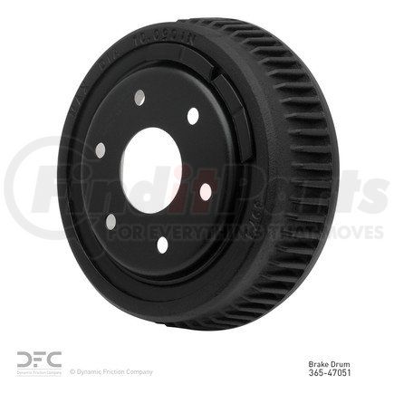 365-47051 by DYNAMIC FRICTION COMPANY - True Balanced Brake Drum