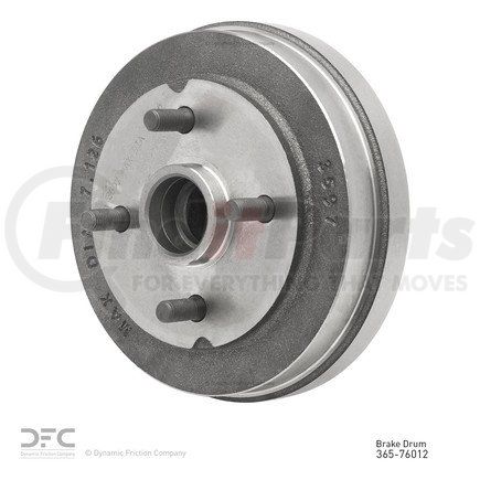365-76012 by DYNAMIC FRICTION COMPANY - True Balanced Brake Drum
