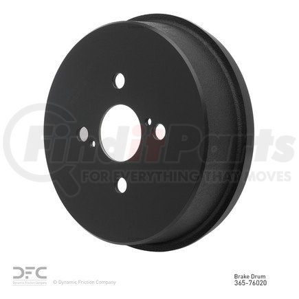 365-76020 by DYNAMIC FRICTION COMPANY - True Balanced Brake Drum