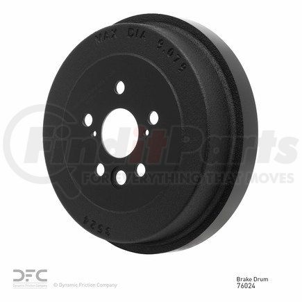 365-76024 by DYNAMIC FRICTION COMPANY - True Balanced Brake Drum