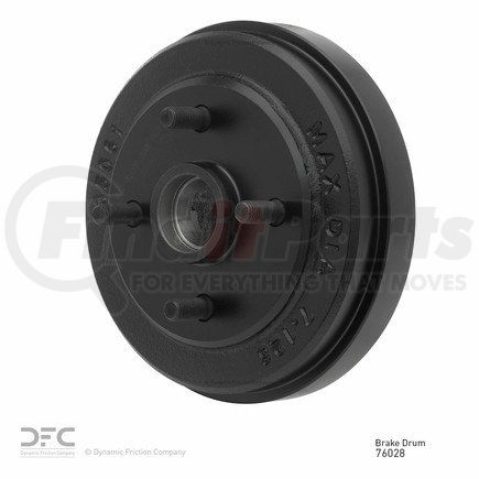 365-76028 by DYNAMIC FRICTION COMPANY - True Balanced Brake Drum