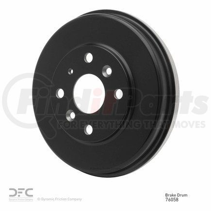 365-76058 by DYNAMIC FRICTION COMPANY - True Balanced Brake Drum