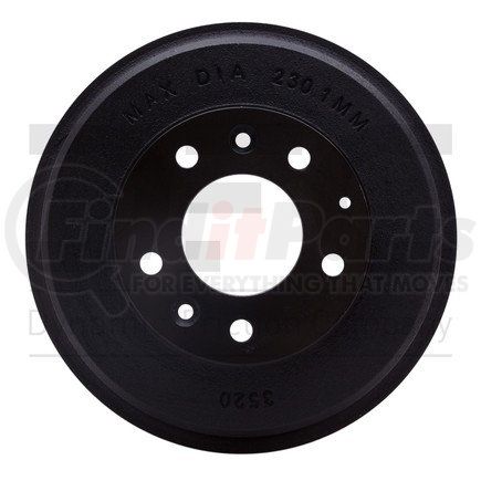 365-80016 by DYNAMIC FRICTION COMPANY - True Balanced Brake Drum