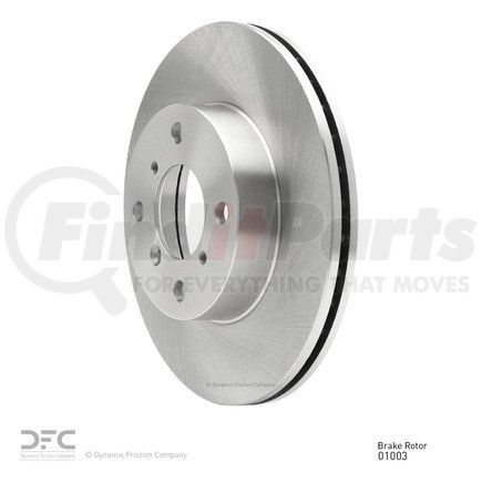 600-01003 by DYNAMIC FRICTION COMPANY - Disc Brake Rotor