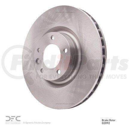 600-02092 by DYNAMIC FRICTION COMPANY - Disc Brake Rotor