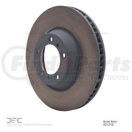 600-02121D by DYNAMIC FRICTION COMPANY - Disc Brake Rotor