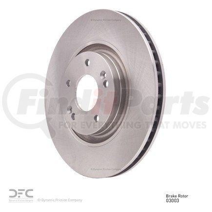 600-03003 by DYNAMIC FRICTION COMPANY - Disc Brake Rotor