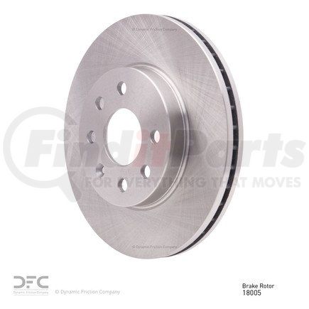 600-18005 by DYNAMIC FRICTION COMPANY - Disc Brake Rotor