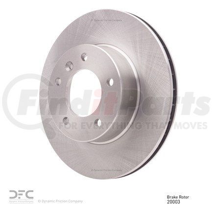 600-20003 by DYNAMIC FRICTION COMPANY - Disc Brake Rotor