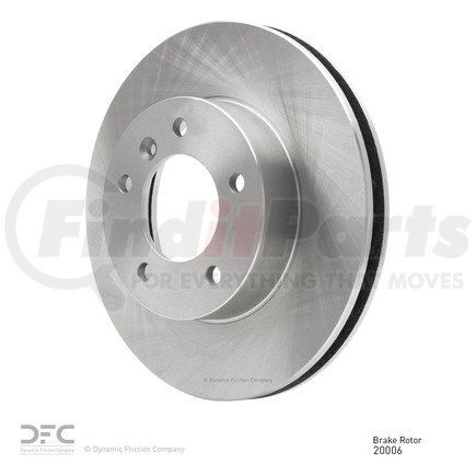 600-20006 by DYNAMIC FRICTION COMPANY - Disc Brake Rotor