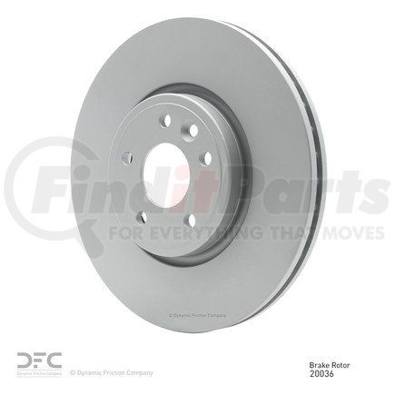 60020036 by DYNAMIC FRICTION COMPANY - DFC Brake Rotor