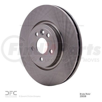 600-20038 by DYNAMIC FRICTION COMPANY - Disc Brake Rotor