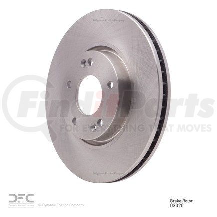 600-03020 by DYNAMIC FRICTION COMPANY - Disc Brake Rotor