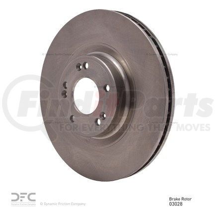 600-03028 by DYNAMIC FRICTION COMPANY - Disc Brake Rotor