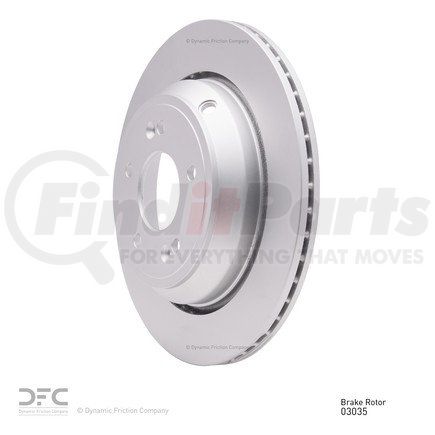 600-03035 by DYNAMIC FRICTION COMPANY - Disc Brake Rotor