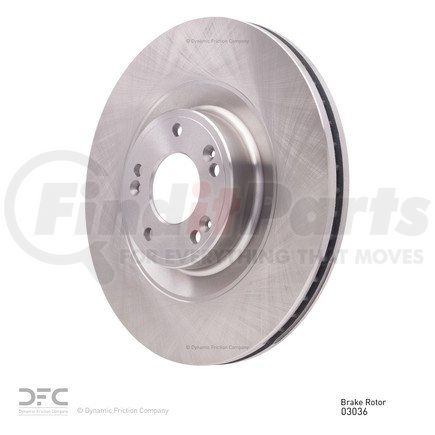 600-03036 by DYNAMIC FRICTION COMPANY - Disc Brake Rotor