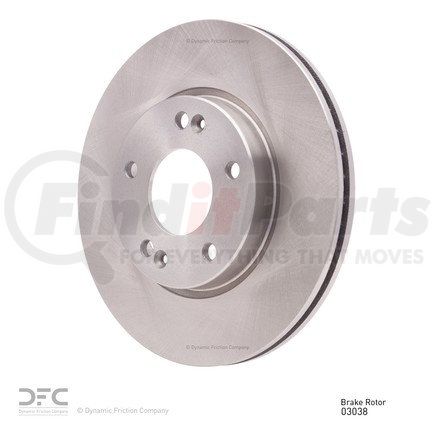 600-03038 by DYNAMIC FRICTION COMPANY - Disc Brake Rotor