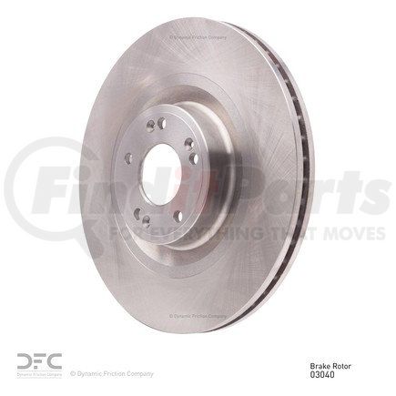 600-03040 by DYNAMIC FRICTION COMPANY - Disc Brake Rotor