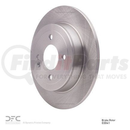 600-03041 by DYNAMIC FRICTION COMPANY - Disc Brake Rotor