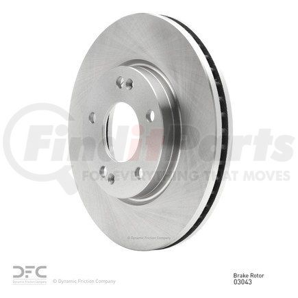 600-03043 by DYNAMIC FRICTION COMPANY - Disc Brake Rotor