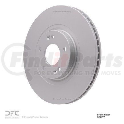 600-03047 by DYNAMIC FRICTION COMPANY - Disc Brake Rotor