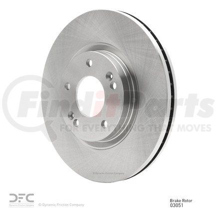 600-03051 by DYNAMIC FRICTION COMPANY - Disc Brake Rotor