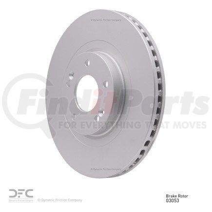 600-03053 by DYNAMIC FRICTION COMPANY - Disc Brake Rotor