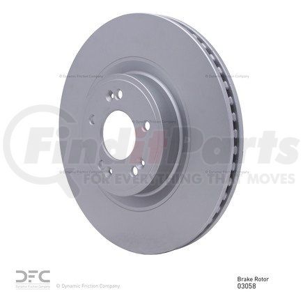 600-03058 by DYNAMIC FRICTION COMPANY - Disc Brake Rotor