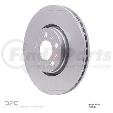 600-27038 by DYNAMIC FRICTION COMPANY - Disc Brake Rotor