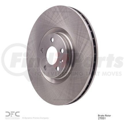 600-27051 by DYNAMIC FRICTION COMPANY - Disc Brake Rotor