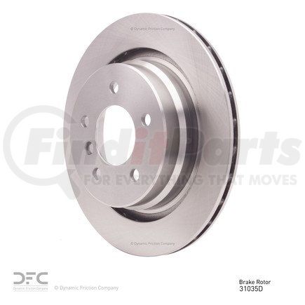 600-31035D by DYNAMIC FRICTION COMPANY - Disc Brake Rotor